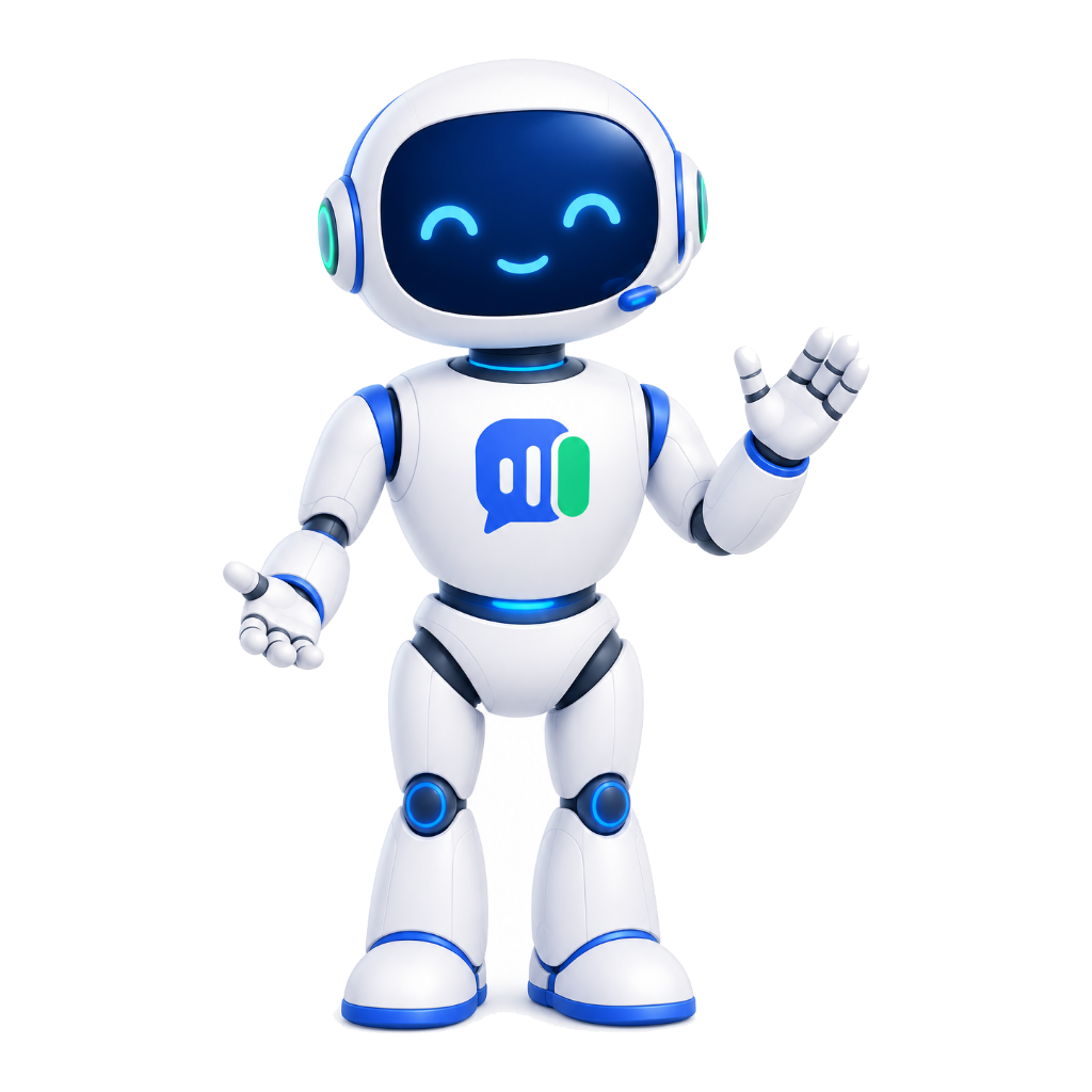 AI First Voice character explaining missed-call recovery